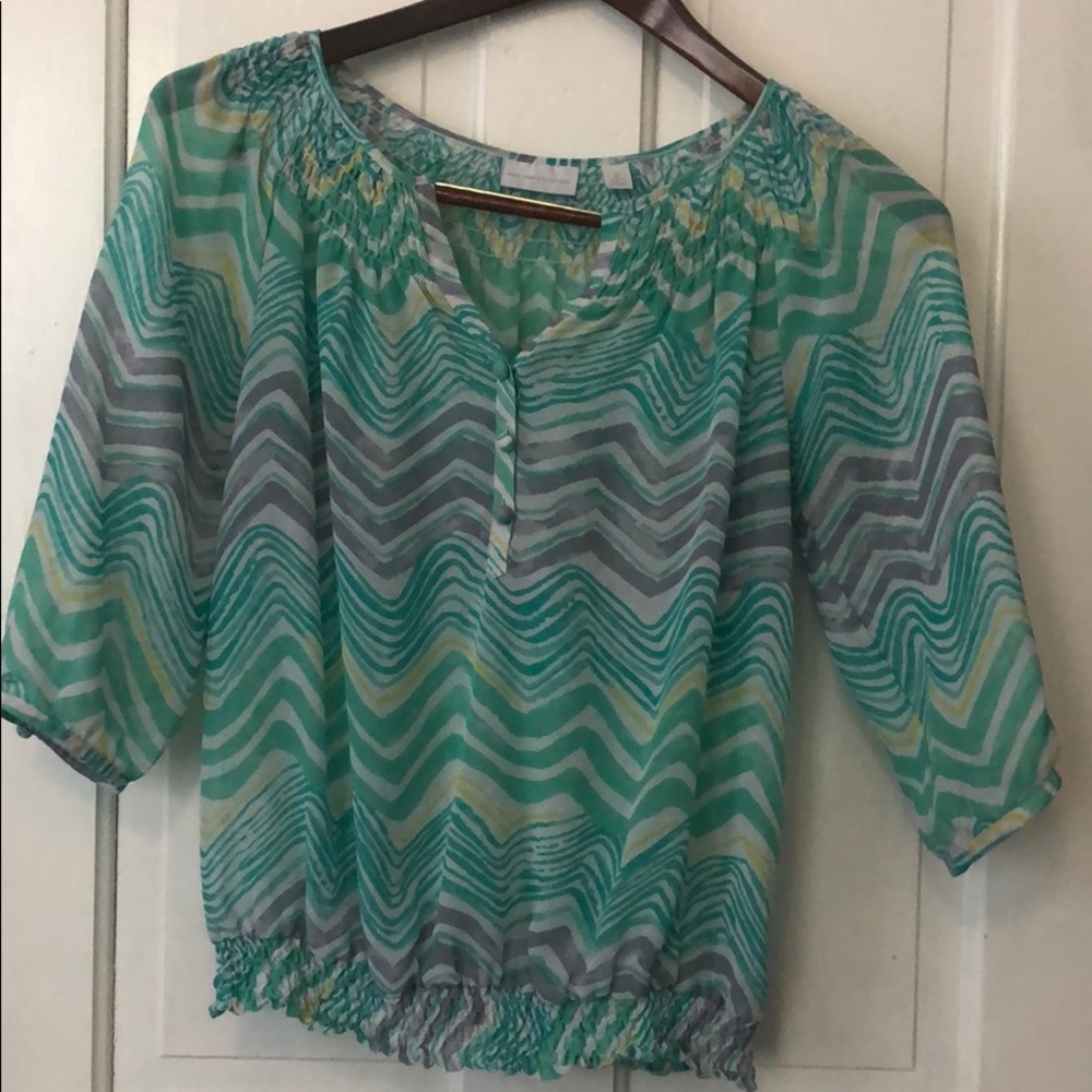 NY & Co Sheer Top